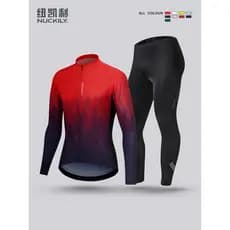 Camisa de ciclismo masculina de manga comprida terno primavera outono verão estrada Mountain Bike topo respirável roupas