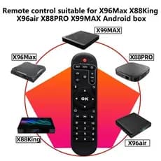 Controle Remoto X96 MAX Para X96MAX X96Air X88King X88PRO Conjunto Aidroid top box media player