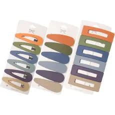 Presilhas de Cabelo Antiderrapantes para Mulheres e Meninas, Presilhas de Cabelo B.PHNE de 3 Polegadas para Cabelos Gros