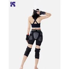 Cool Peak Ski Equipamento de proteção Joelheiras Calças de proteção de quadril resistentes a choques Mulheres Homens Rou