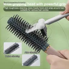 Ferramenta De Limpeza De Escova De Cabelo 2 Em 1 , Pente , Ancinho Portátil , Solução