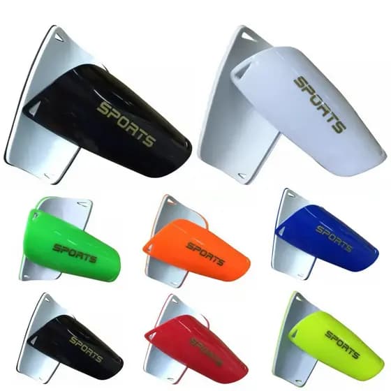 Equipamento de proteção de futebol leggings placa com furo respirável inserção básica leggings placa adulto crianças com