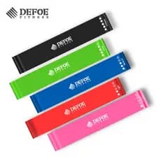Defoe anel elástico de Fitness, faixa de resistência para homens e mulheres, treinamento de força, Yoga, faixa de tensão