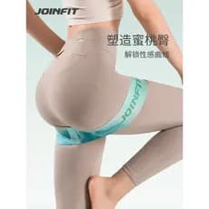 Joinfit anel elástico sem ondulação de malha elástica Fitness nádegas femininas embelezar nádegas exercício pernas Yo