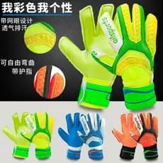 Luvas de goleiro de futebol com fita de látex completa e grossa com proteção de dedo Luvas de pórtico antiderrapantes