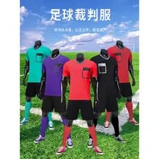 Camisa de árbitro de futebol terno de manga curta masculino juventude competição treinamento camisa adulto estudantes un
