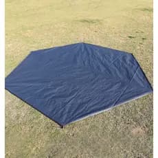 Tenda hexagonal PE tapete de chão à prova de umidade combinando grama ao ar livre à prova de umidade à prova de sujeira