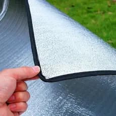 Tapete de almoço dobrável à prova d'água ampliado 3m X3m tapete à prova de umidade ao ar livre ultraleve tenda tapete de