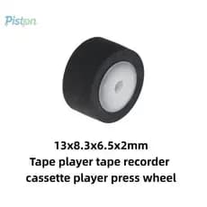 Pistão 13x8.3x6.5x2mm Polia De Correia De Rolo De Borracha Para Modelos SHARP Sanyo 700 800 4500 Substituição Nova