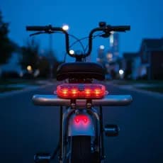Pistão Oval Movido A Energia Solar Luz Estroboscópica De Advertência Multi Modos Piscantes Cores Para Motocicleta Bicicl