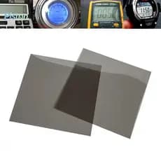 Pistão 18cm Folha De Filme Polarizador Relógio Multímetro Calculadora Display LCD Substituição Alta Transmissão Óptica R