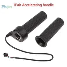 Pistão 1 Par De Acelerador De Bicicleta Elétrica , Aperto Do Velocidade , Punho Vestível Para Guidão , Novo