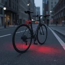 Pistão Luz Traseira Da Bicicleta USB Recarregável LED Lâmpada De Advertência Segurança Com Fácil Montagem Para Noite Est