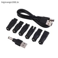 BIBR 1/6/7/8PCS Cabo De Alimentação De Substituição 5V Carregador Adaptador USB Adequado Para Todos Os Tipos De Máquinas