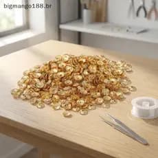 BIBR 4MM Contas Espaçadoras De Flores DIY Pulseira Fazendo Acessórios De Chapéu 400 Peças Descobertas Em Massa Para Proj