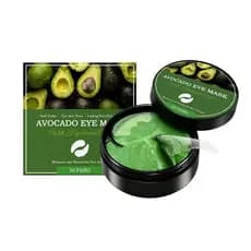 Máscara para Olhos de Abacate Grospe, Máscara Hidratante para Olhos com Ácido Hialurônico, Hidrata e Preenche a Pele ao