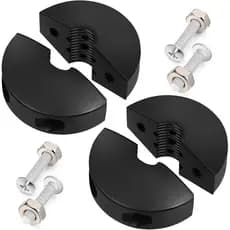 2 Sets Air Hose Stopper Adjustable Hose Reel Replacement Parts Bumper Rubber 1/4" ID 0.45 Inch to 0.55 Inch Auto Rewind