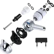 Kit de Montagem de Manípulo e Cartucho, Compatível com Torneiras de Banheira e Chuveiro da Série Delta 1700, Conjunto de
