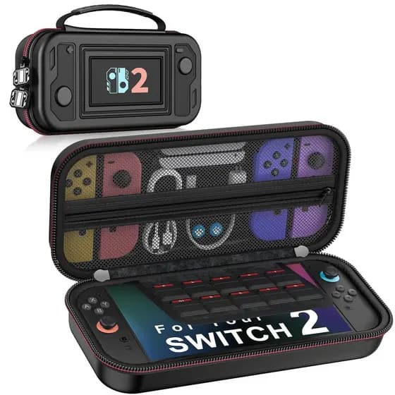 Estojo de Transporte GammeefyPro Compatível com Nintendo Switch 2(2025)/Switch/Switch OLED, Estojo de Viagem para Switch