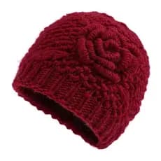 Outono inverno chapéu de idosos de meia-idade feminino inverno chapéu de lã mãe chapéu de lã chapéu de idosos feminino a