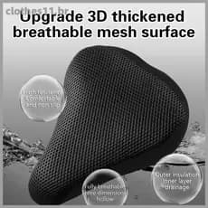 CLOT 3D Soft Silicone Capa De Selim De Bicicleta Respirável E Confortável Almofada De Assento De Ciclismo BR