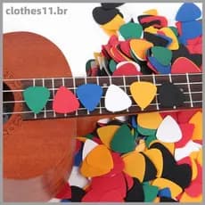 CLOT 100 Pcs ABS Acústico Ukulele Baixo Guitarra Elétrica Palhetas Acessórios BR