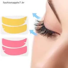 Almofadas De Olho UV Pretas De Silicone FASHI Para Extensão De Cílios Sob O Remendo De Proteção Ocular