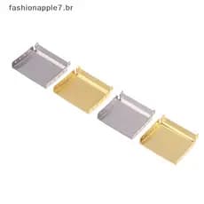 Fecho Extensor De Pulseira De Relógio De Aço FASHI 1 Unidade , 12-22 Mm , Prateado/Dourado