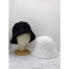 Chapéu peludo coelho balde de pelúcia chapéu primavera outono inverno bacia chapéu feminino luz suave fresco All-Match e