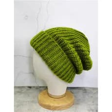 Chapéu de lã Extra grande pilha solta chapéu de malha feminino olhar rosto pequeno outono inverno quente pulôver chapéu