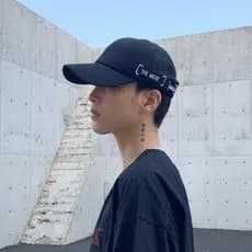 Chapéu masculino Street Wear versão coreana preto boné de pico masculino na moda chapéu de sol masculino juventude chapé