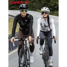Santic Santic Santic Santic outono inverno velo camisa de ciclismo estrada Mountain Bike ciclismo manga longa topo mascu