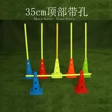 35cm buraco superior equipamento de treinamento de basquete logotipo barril obstáculo cônico futebol obstáculo Rack assi