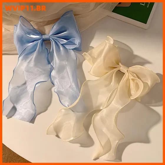 WVIP Estilo Coreano Fita De Cetim Arco Grampos De Cabelo Para Meninas Bonito Brilhante Barrette Hairpin BR