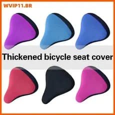 WVIP 3D Soft Silicone Capa De Selim De Bicicleta Respirável E Confortável Almofada De Assento De Ciclismo BR