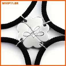 Pulseiras Magnéticas De Amizade Com Trevo De Quatro Folhas WVIP 4 Peças Melhores Amigos Coração Charme Presente BR