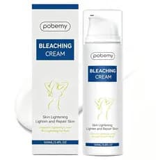 Creme Clareador de Pele Pobemy, Removedor de Manchas Escuras para Rosto, Áreas Íntimas e Corpo, Clareador com Vitamina C