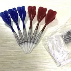 Dardos macios originais, cauda integrada, dardos infantis, resistente a quedas, segurança, competição profissional, tipo