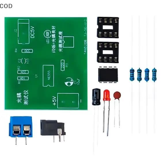 [glb] Kit De Testador De Optoacoplador Placa Prática Soldagem Peças Sobressalentes De Produtos Eletrônicos DIY BR