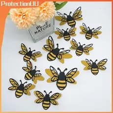 PROTE 12pcs 3D Dupla Camada Abelhas Adesivos De Parede DIY Casa Quarto Infantil Decoração De Casamento BR