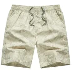 Verão masculino cinco pontos praia Shorts puro algodão calças grandes exterior Wear solto casa Casual flor calças casa n