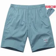 Verão fino esportes Shorts calças cortadas masculinas soltas calças de praia calças casuais calças médias casa zíper bol
