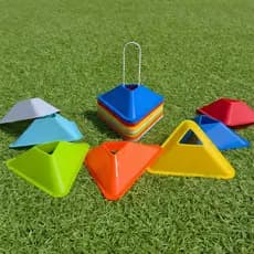 Cone Triangular logotipo disco logotipo disco treinamento de futebol obstáculo logotipo basquete das crianças Roadblock