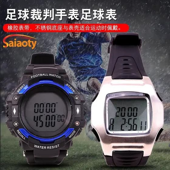 Tianfu FW3 Treinador de Árbitro de Futebol Cronômetro Eletrônico Temporizador Relógio Tipo de Pulso TF7301 Cronômetro Co