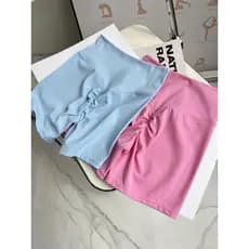 Pêssego nádegas cintura alta esportes calças de três pontos feminino elástico mais magro olhar Yoga Shorts treinamento c