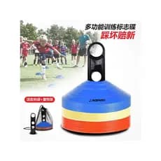 Equipamento de futebol treinamento logotipo disco obstáculo logotipo plano disco equipamento treinamento basquete logoti
