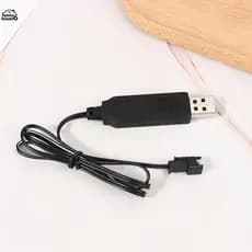 Cabo Carregador USB Divertido Para 3.7V SM-2P Frente RC Peças De Aeronaves De Carro Quadcopter Brinquedo Acessórios Quen