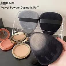Diversão 1Pc Grande Forma De Gota Veludo Pó Cosméticos Puff Feminino Maquiagem Macia Esponja Fundação Creme Beleza Compõ