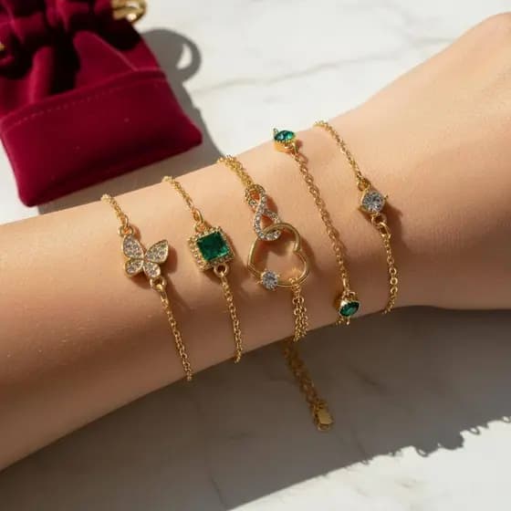 [yaoaa] Pulseira Geométrica De Cristal De Strass Quadrada Ajustável Moda Feminina Joias Elegante Acessório Para Data Not