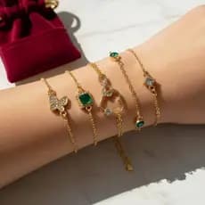 [yaoaa] Pulseira Geométrica De Cristal De Strass Quadrada Ajustável Moda Feminina Joias Elegante Acessório Para Data Not